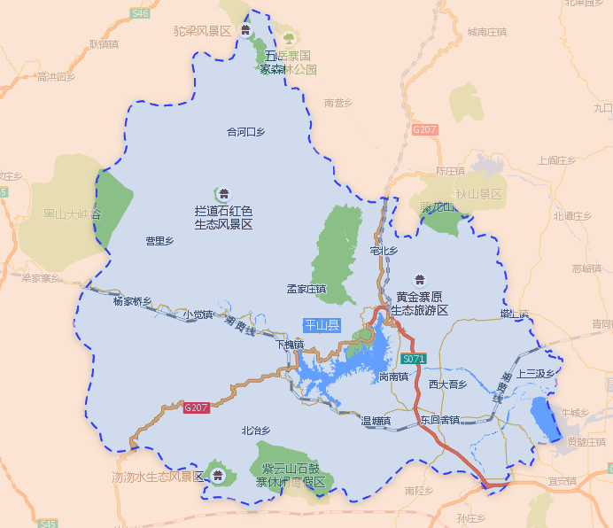 平山县